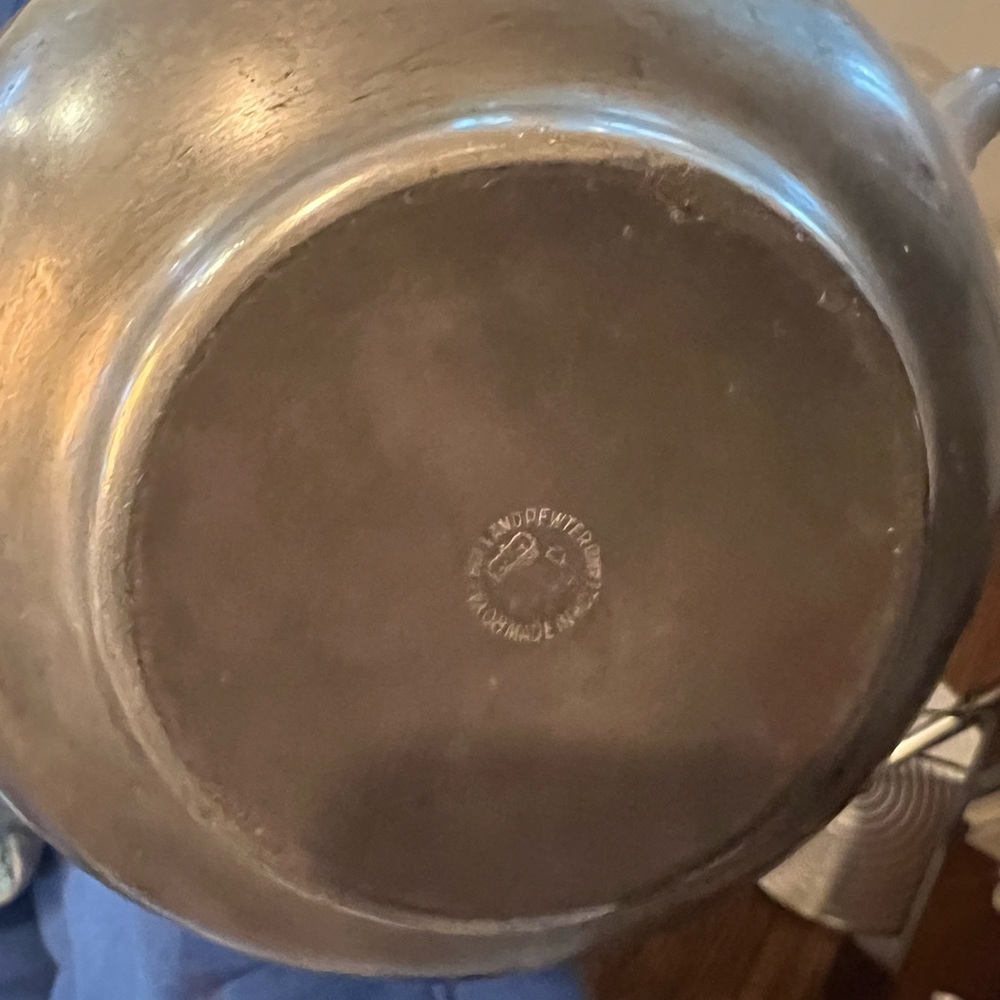 Pewter HANS KLEIN DEN HAAG TEA SET FROM HOLLAND - Picture 5 of 6
